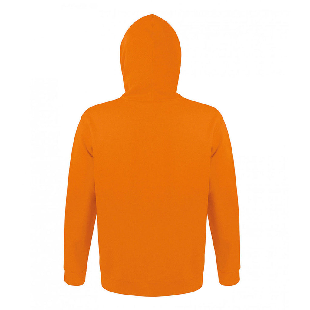 SOL'S Unisex Orange Snake Hooded Sweatshirt