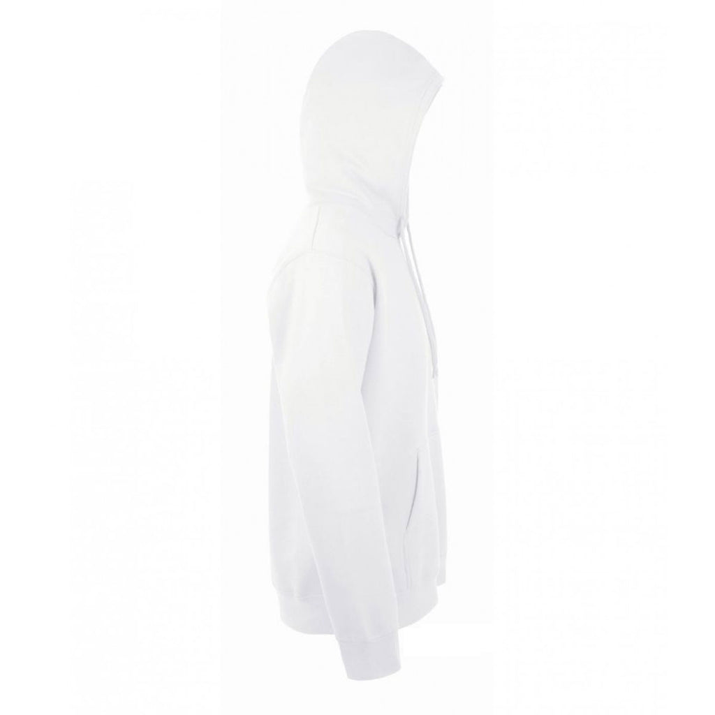 SOL'S Unisex White Snake Hooded Sweatshirt
