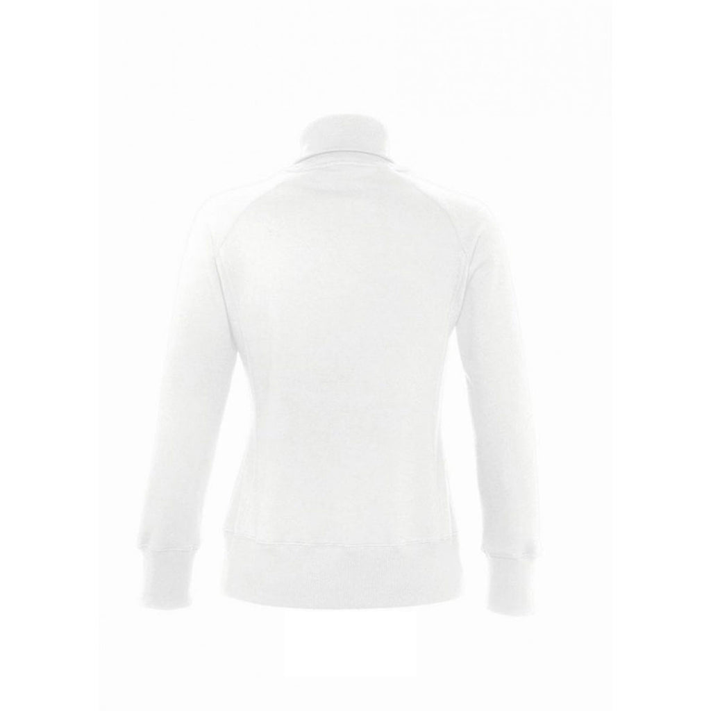 SOL'S Women's White Soda Sweat Jacket