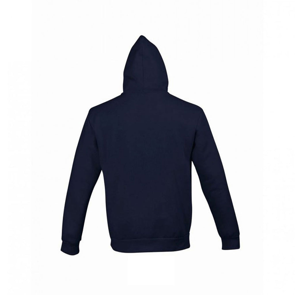 SOL'S Unisex Abyss Blue Silver Hooded Jacket