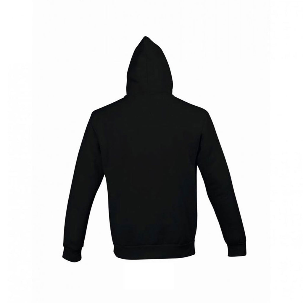 SOL'S Unisex Black Silver Hooded Jacket