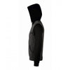 SOL'S Unisex Charcoal Marl Silver Hooded Jacket