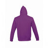 SOL'S Unisex Purple Silver Hooded Jacket