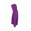 SOL'S Unisex Purple Silver Hooded Jacket