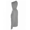 SOL'S Women's Grey Marl Seven Zip Hooded Sweatshirt