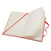 Moleskine Scarlet Red Hard Cover Squared Large Notebook