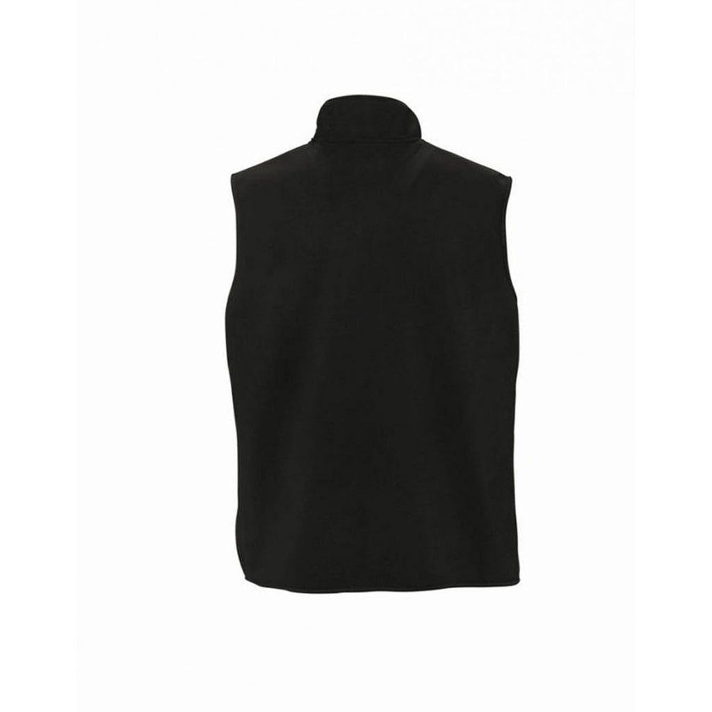 SOL'S Unisex Black Norway Fleece Bodywarmer