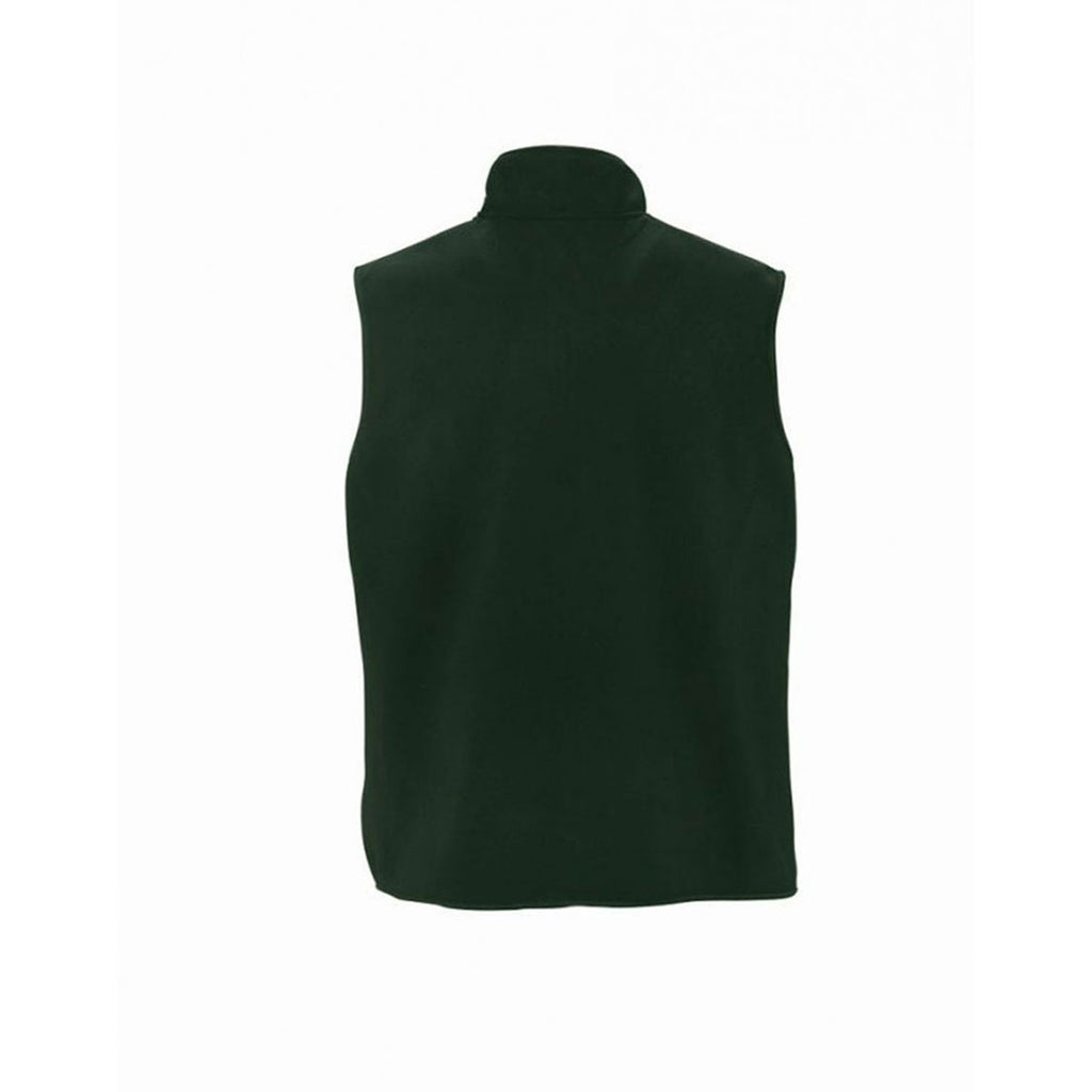 SOL'S Unisex Green Norway Fleece Bodywarmer