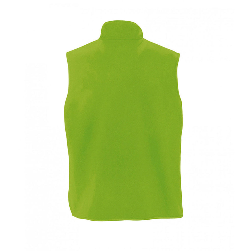 SOL'S Unisex Lime Norway Fleece Bodywarmer