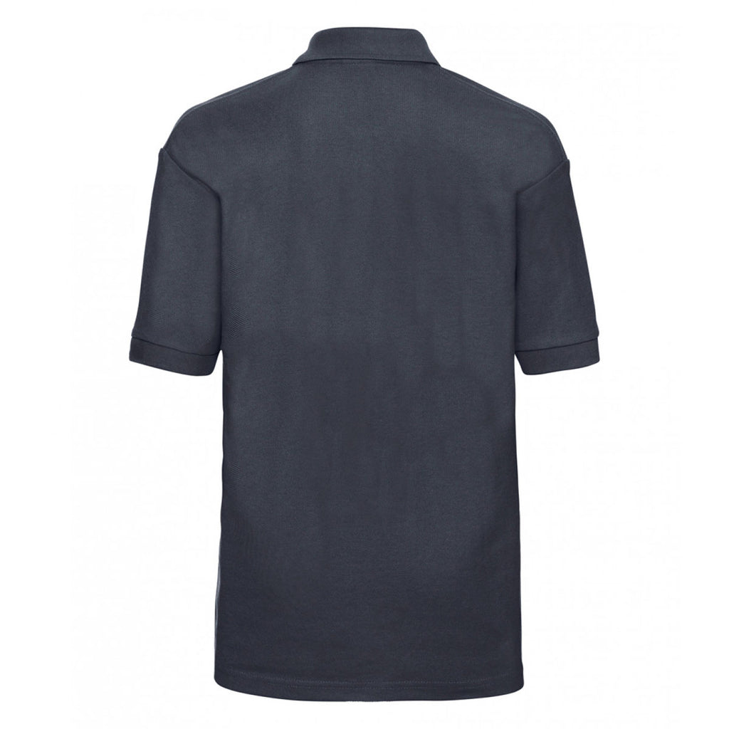 Jerzees Schoolgear Youth French Navy Poly/Cotton Pique Polo Shirt