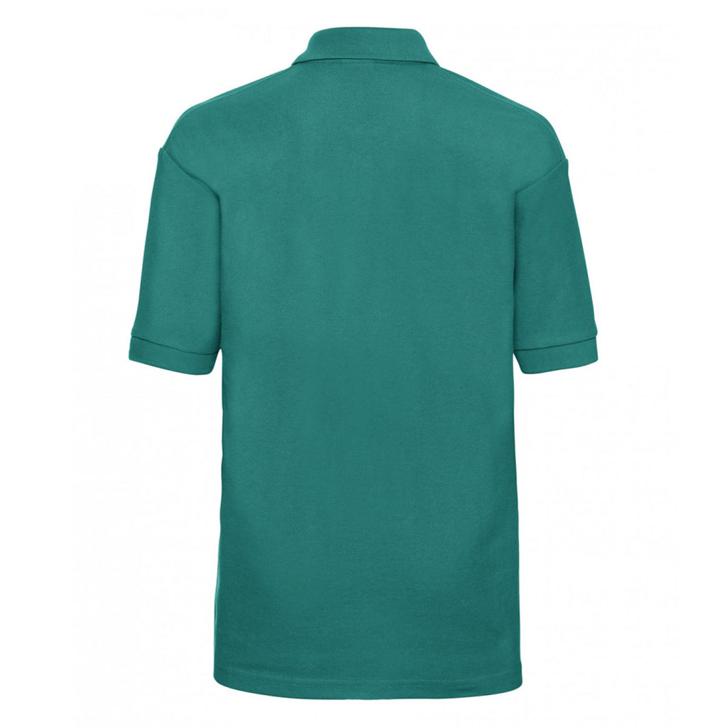 Jerzees Schoolgear Youth Winter Emerald Poly/Cotton Pique Polo Shirt