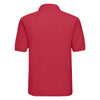 Russell Men's Classic Red Poly/Cotton Pique Polo Shirt