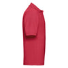 Russell Men's Classic Red Poly/Cotton Pique Polo Shirt