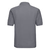 Russell Men's Convoy Grey Poly/Cotton Pique Polo Shirt