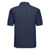 Russell Men's French Navy Poly/Cotton Pique Polo Shirt