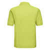Russell Men's Lime Poly/Cotton Pique Polo Shirt