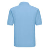 Russell Men's Sky Poly/Cotton Pique Polo Shirt