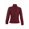 SOL'S Women's Burgundy North Fleece Jacket