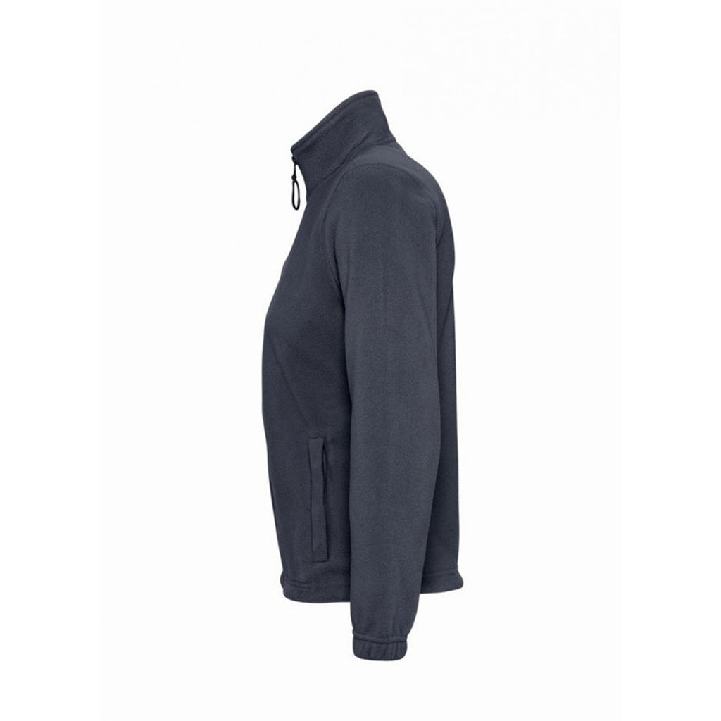 SOL'S Women's Navy North Fleece Jacket
