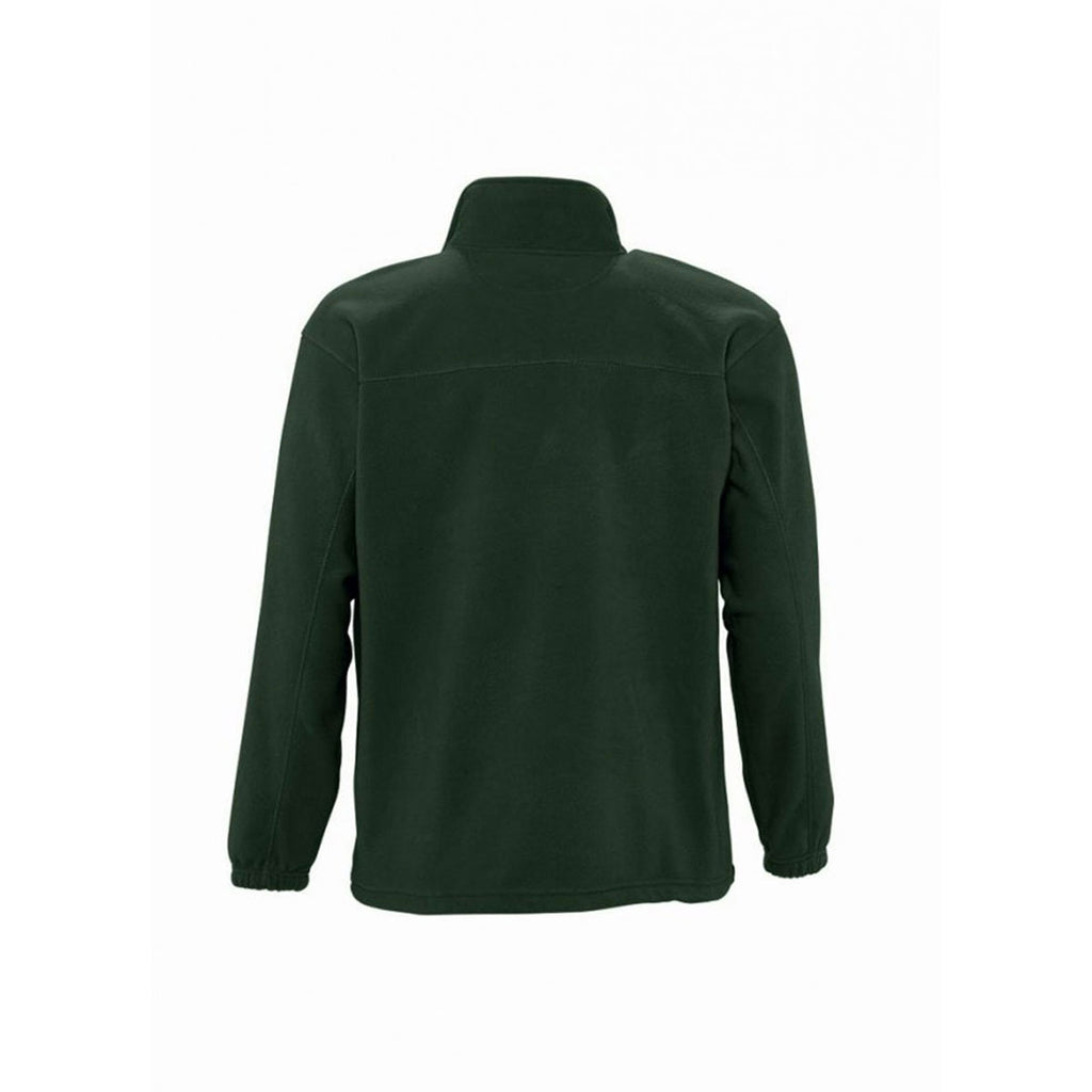 SOL'S Men's Green North Fleece Jacket