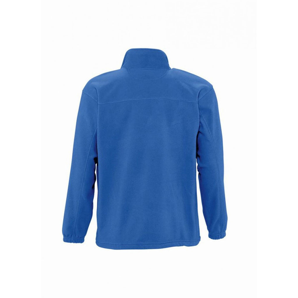 SOL'S Men's Royal Blue North Fleece Jacket