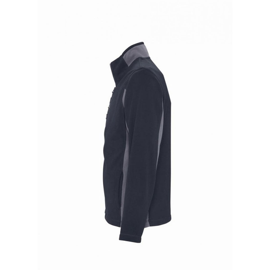SOL'S Men's Navy/Medium Grey Nordic Fleece Jacket