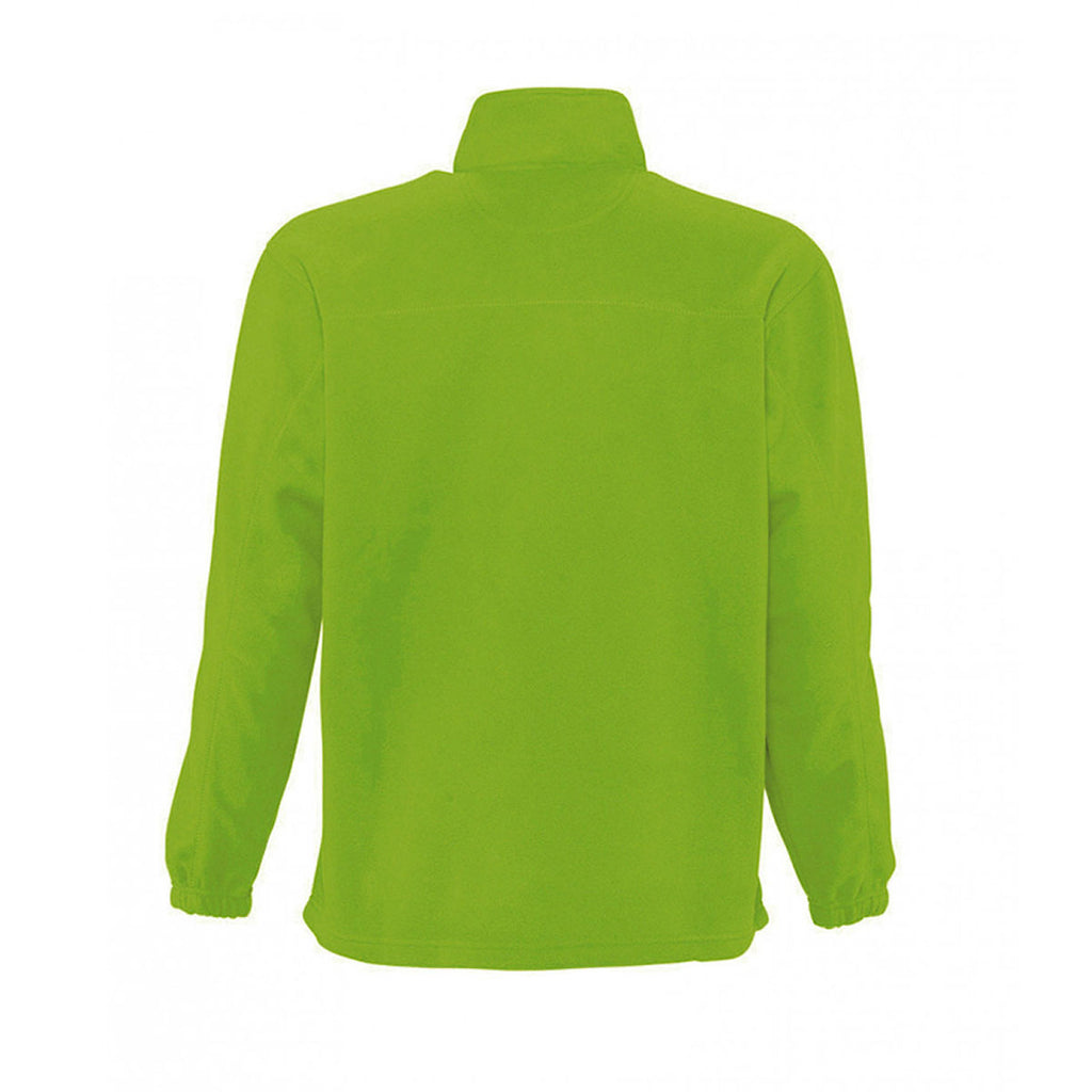 SOL'S Men's Lime Ness Zip Neck Fleece