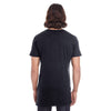 Anvil Men's Black Lightweight Long & Lean Tee