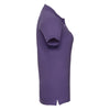 Russell Women's Purple Stretch Pique Polo Shirt