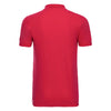 Russell Men's Classic Red Stretch Pique Polo Shirt