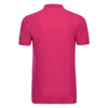 Russell Men's Fuchsia Stretch Pique Polo Shirt