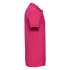 Russell Men's Fuchsia Stretch Pique Polo Shirt