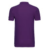 Russell Men's Purple Stretch Pique Polo Shirt