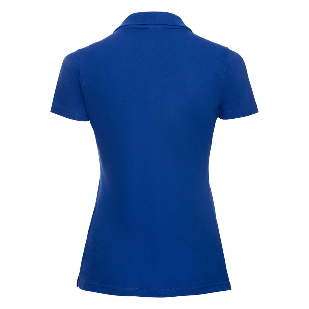 Russell Women's Bright Royal Classic Cotton Pique Polo Shirt