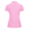 Russell Women's Candy Pink Classic Cotton Pique Polo Shirt