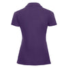 Russell Women's Purple Classic Cotton Pique Polo Shirt