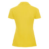 Russell Women's Yellow Classic Cotton Pique Polo Shirt