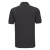Russell Men's Black Classic Cotton Pique Polo Shirt