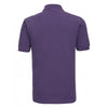 Russell Men's Purple Classic Cotton Pique Polo Shirt