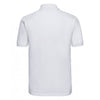Russell Men's White Classic Cotton Pique Polo Shirt