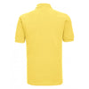 Russell Men's Yellow Classic Cotton Pique Polo Shirt