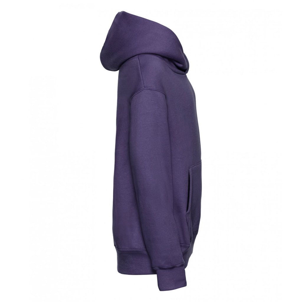 Jerzees Schoolgear Youth Purple Hooded Sweatshirt