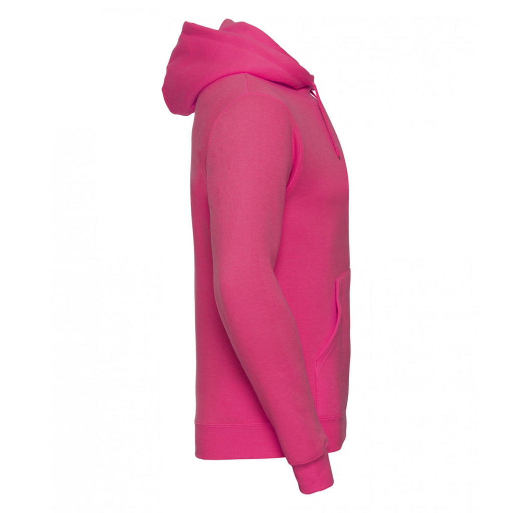 Russell Men's Fuchsia Hooded Sweatshirt