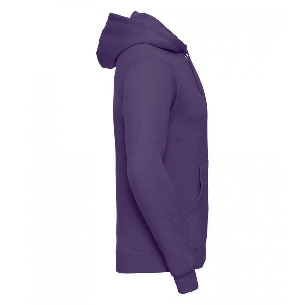 Russell Men's Purple Hooded Sweatshirt