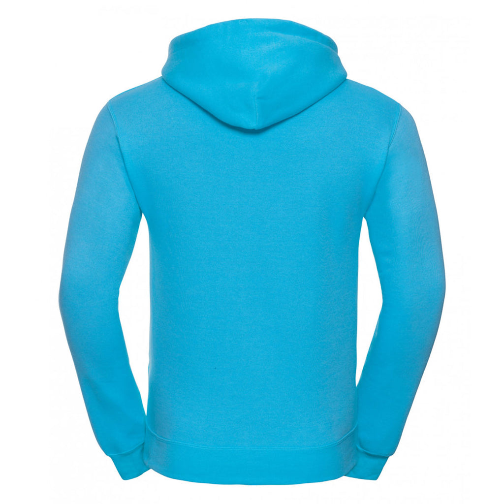 Russell Men's Turquoise Hooded Sweatshirt