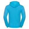 Russell Men's Turquoise Hooded Sweatshirt