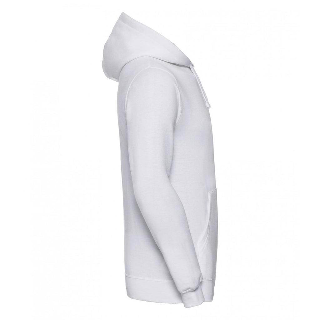 Russell Men's White Hooded Sweatshirt