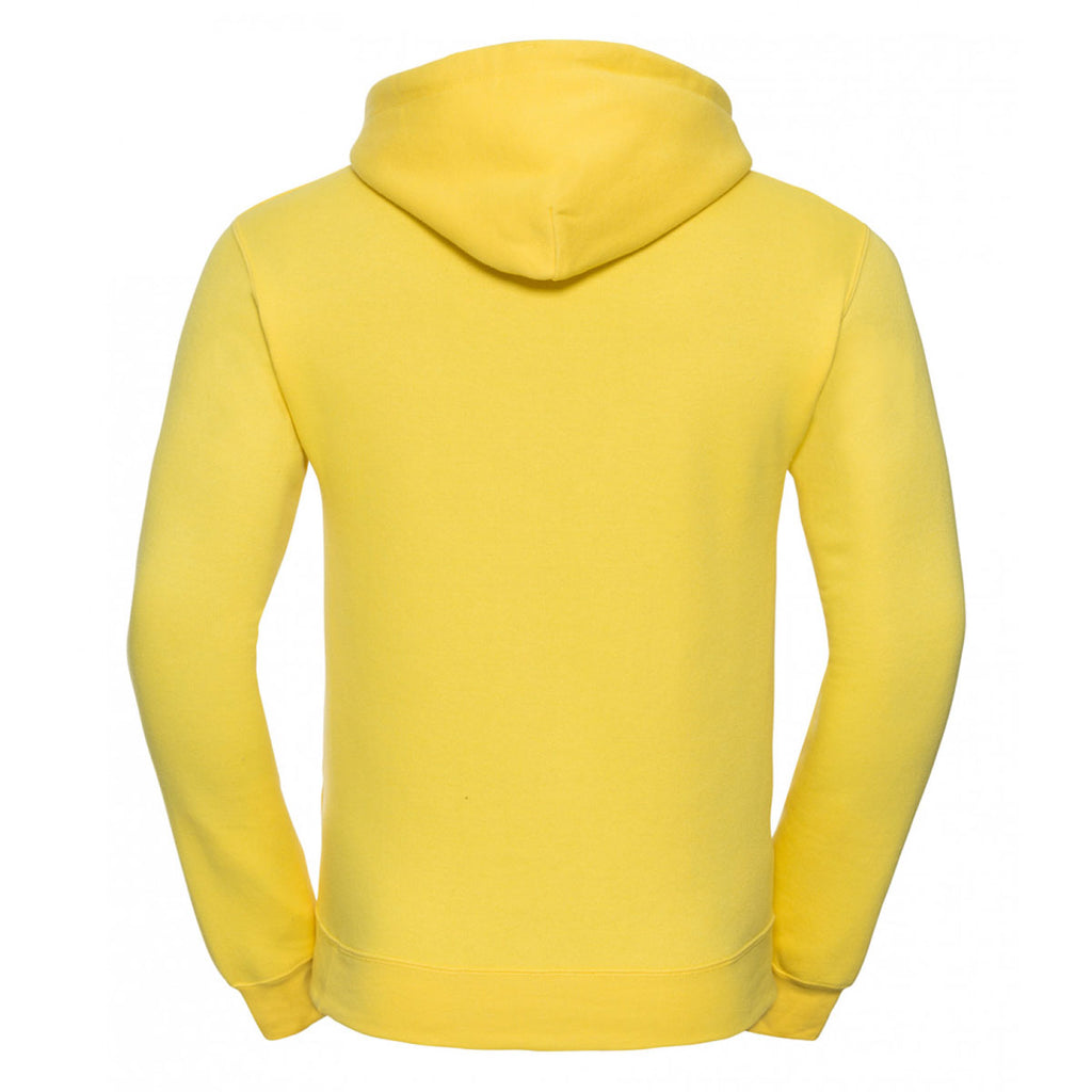Russell Men's Yellow Hooded Sweatshirt