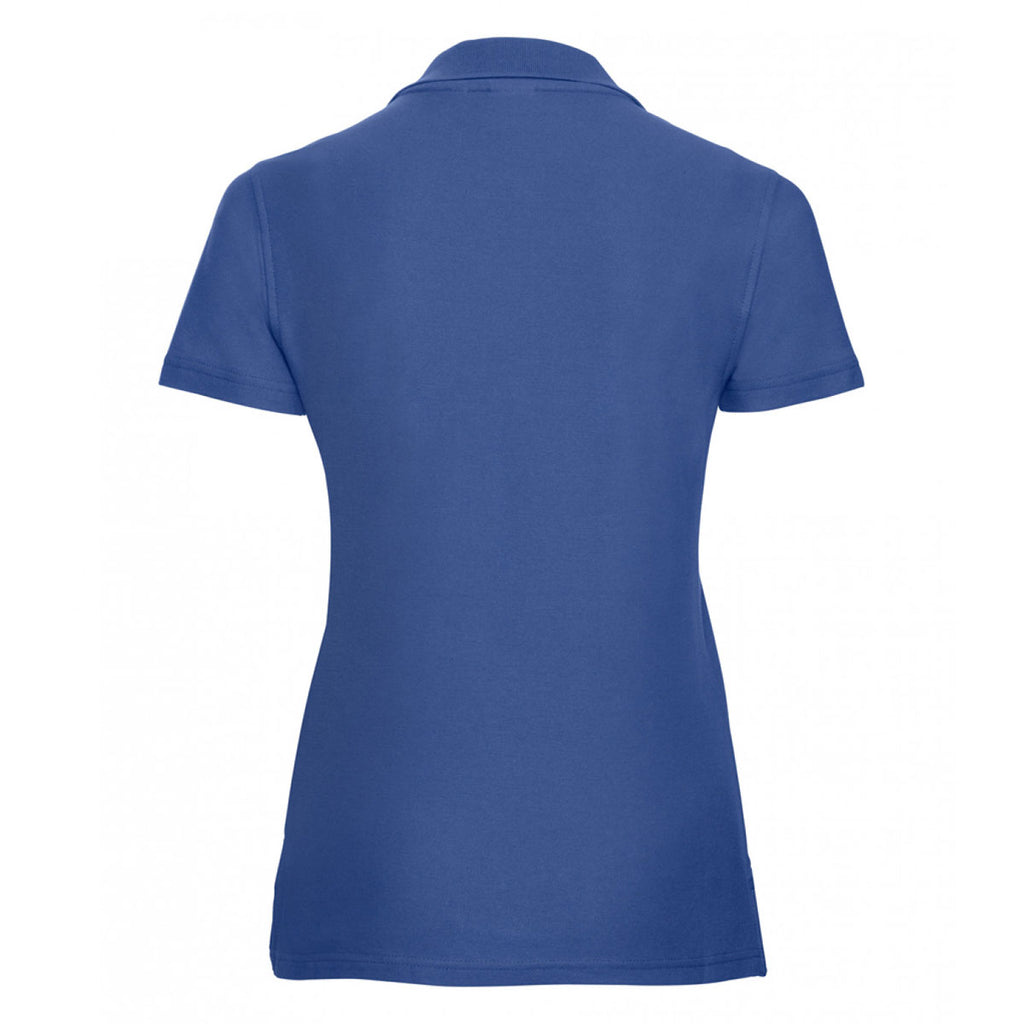 Russell Women's Bright Royal Ultimate Cotton Pique Polo Shirt