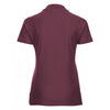 Russell Women's Burgundy Ultimate Cotton Pique Polo Shirt
